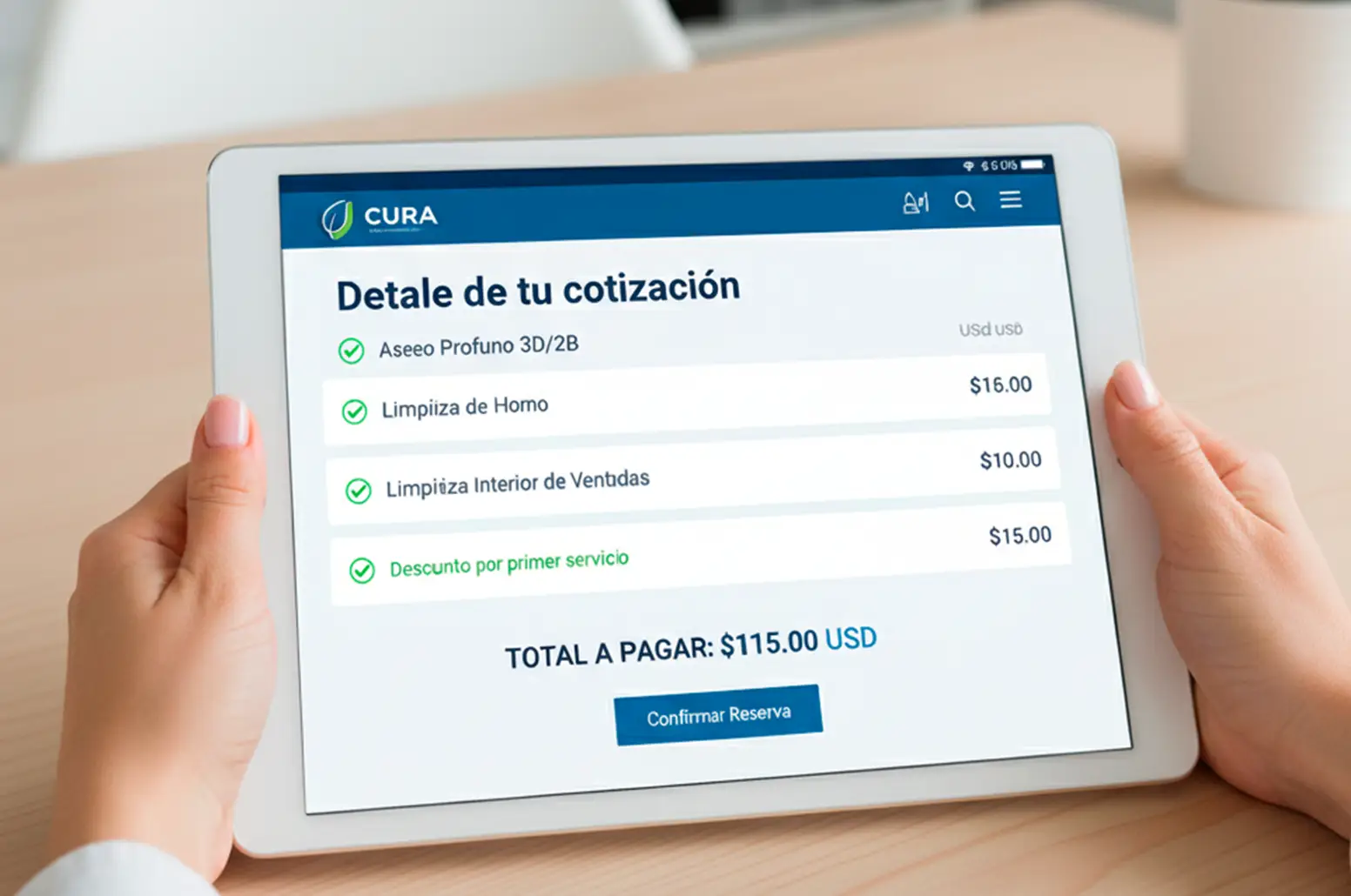 Cotización transparente