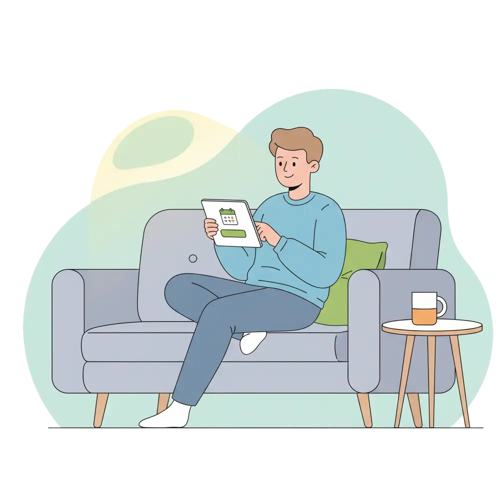 Profesional desinfectando puntos de alto contacto en una oficina