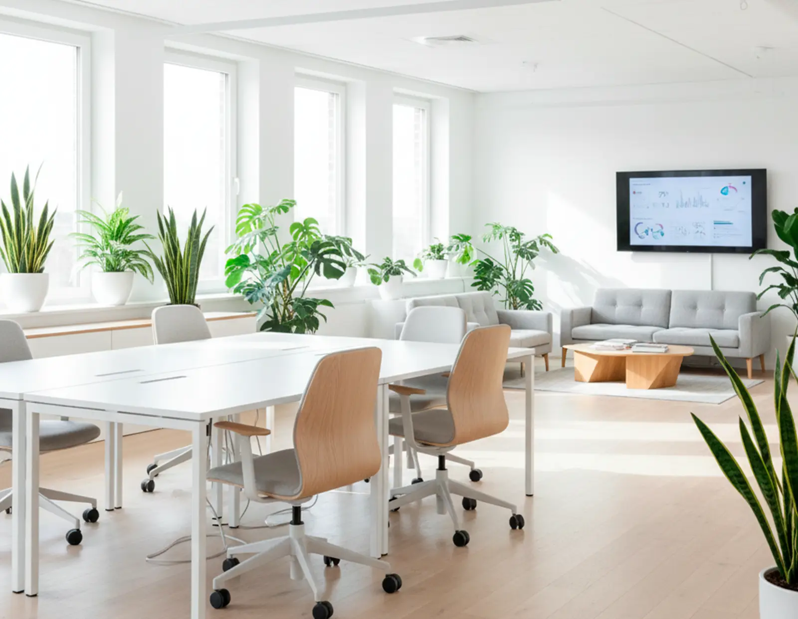 Reunión de equipo en una Pyme